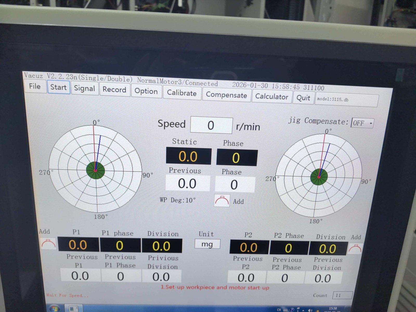 6 sets vacuz double side fpv bldc motor rotor dynamic balancing machine equipment delivery 1