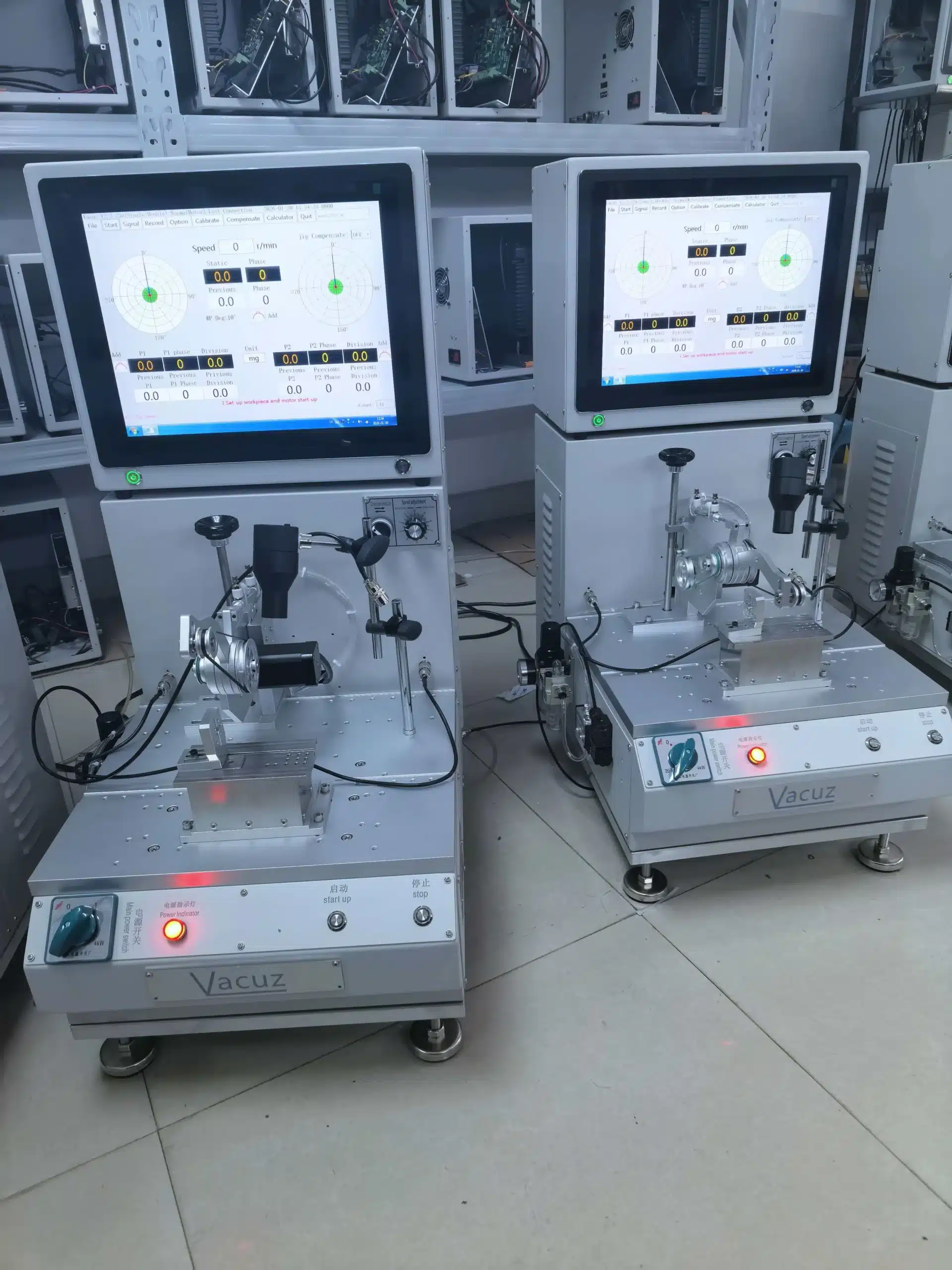 6 sets vacuz double side fpv bldc motor rotor dynamic balancing machine equipment delivery 3