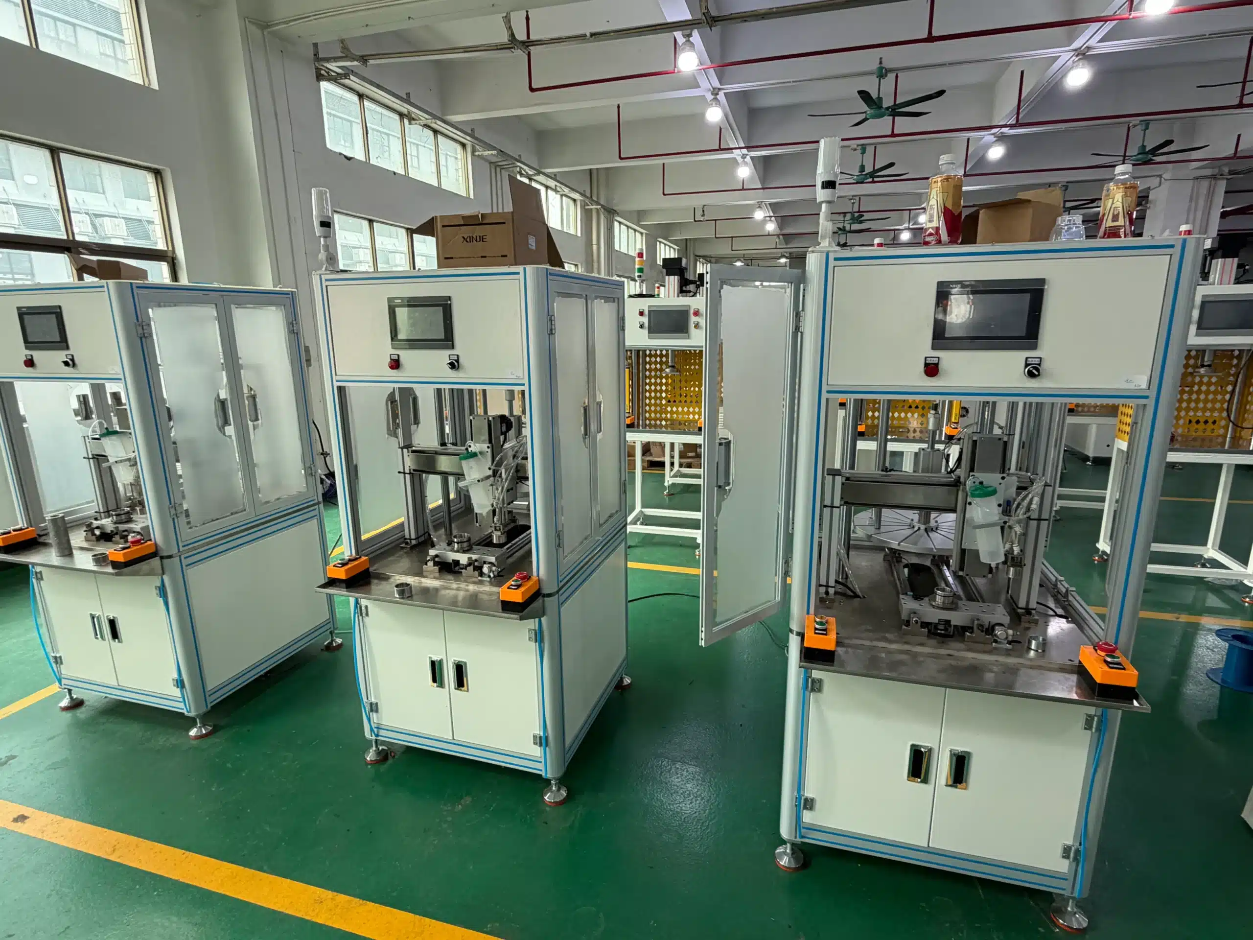 2 Sets Vacuz Automatic Drone Rotor Gluing Magnets Insertion Machine + 8 Sets 1 Ton Servo Press Machines Shipping 2 sets vacuz automatic drone rotor gluing magnets insertion machine + 8 sets 1 ton servo press machines shipping 1