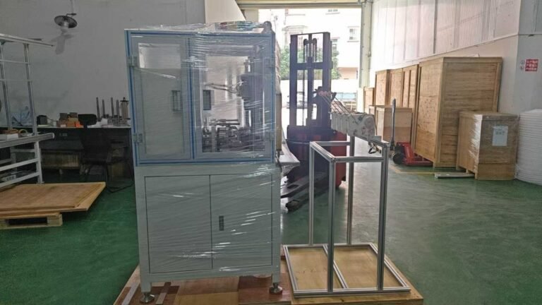 vacuz 10020 agricultural payload drone motor automatic fpv uav stator core flying fork winding machine shipment 3