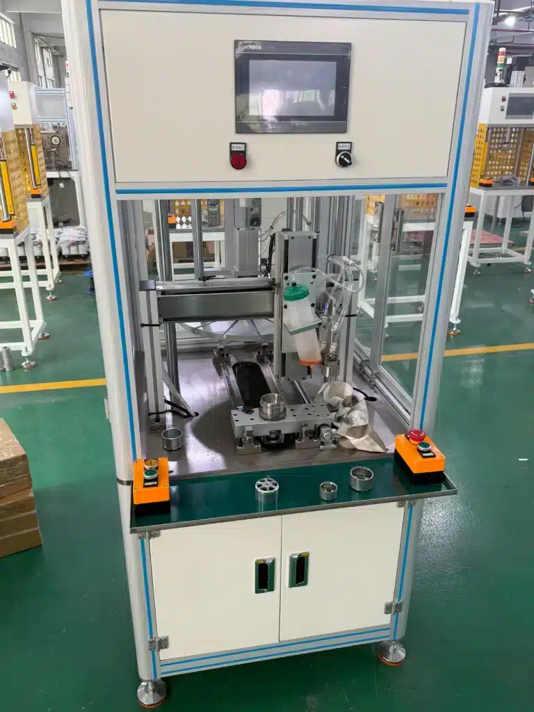 vacuz 4320 fpv drone motor stator core winding machine+ rotor gluing magnets insertion machine+1 ton servo press machine+dynamic balancing machine shipping 2