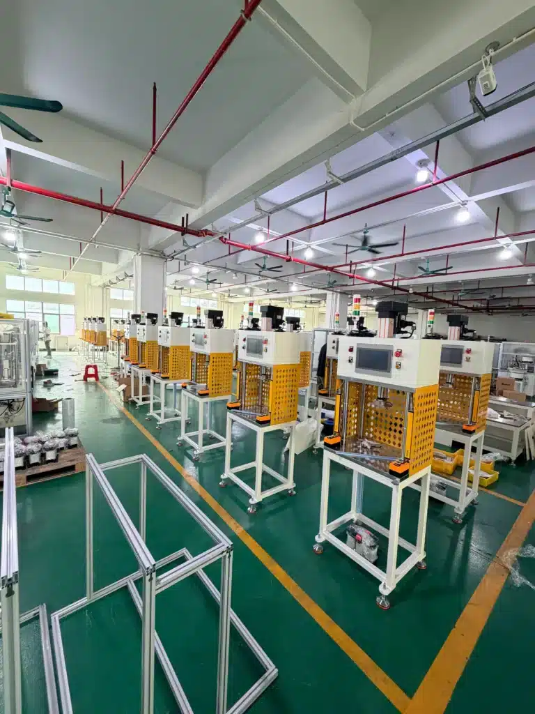 16 sets vacuz 1 ton automatic servo pressing machine equipment for fpv drone motor assembly shipping 1