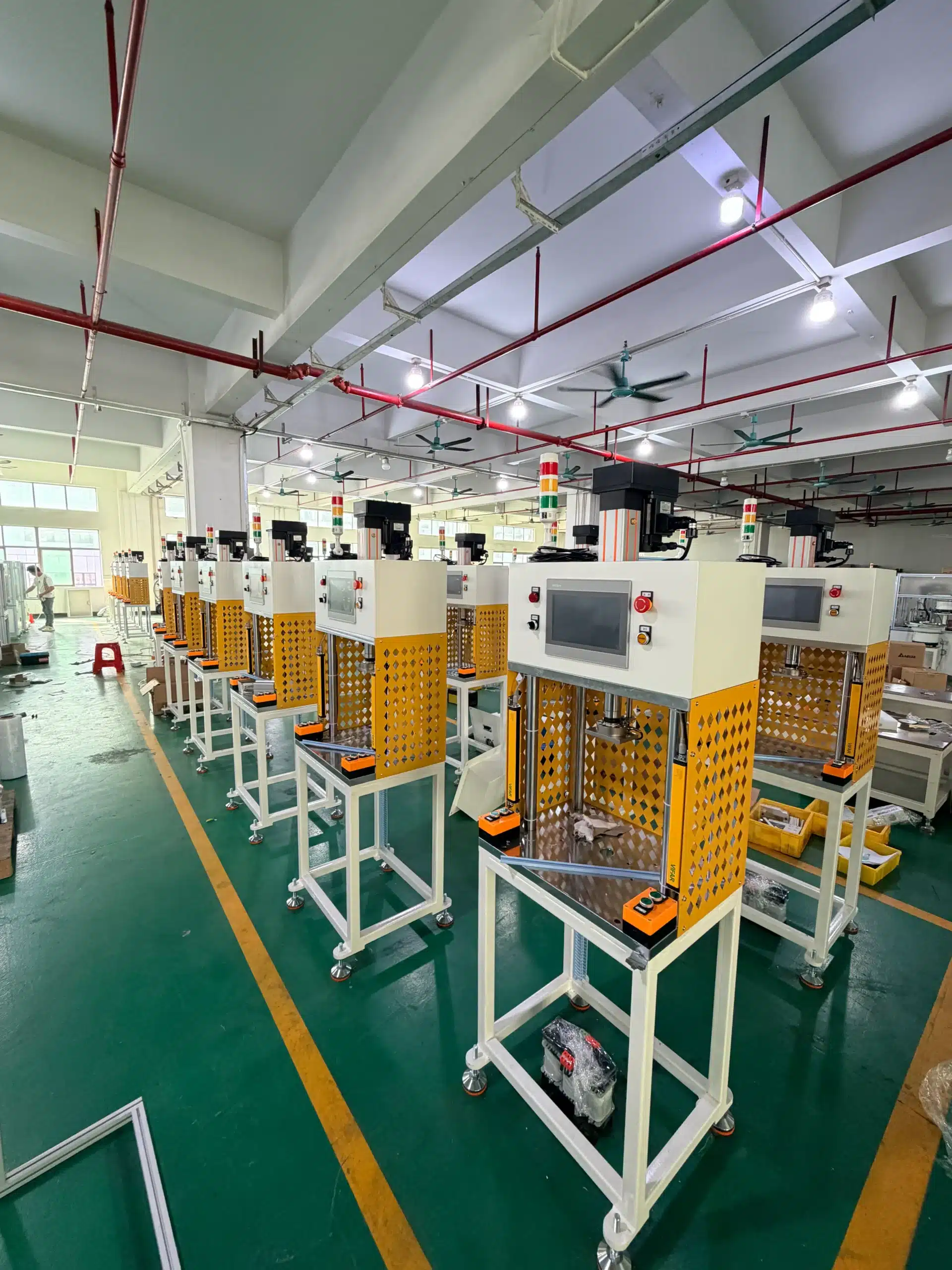 16 sets vacuz 1 ton automatic servo pressing machine equipment for fpv drone motor assembly shipping 2