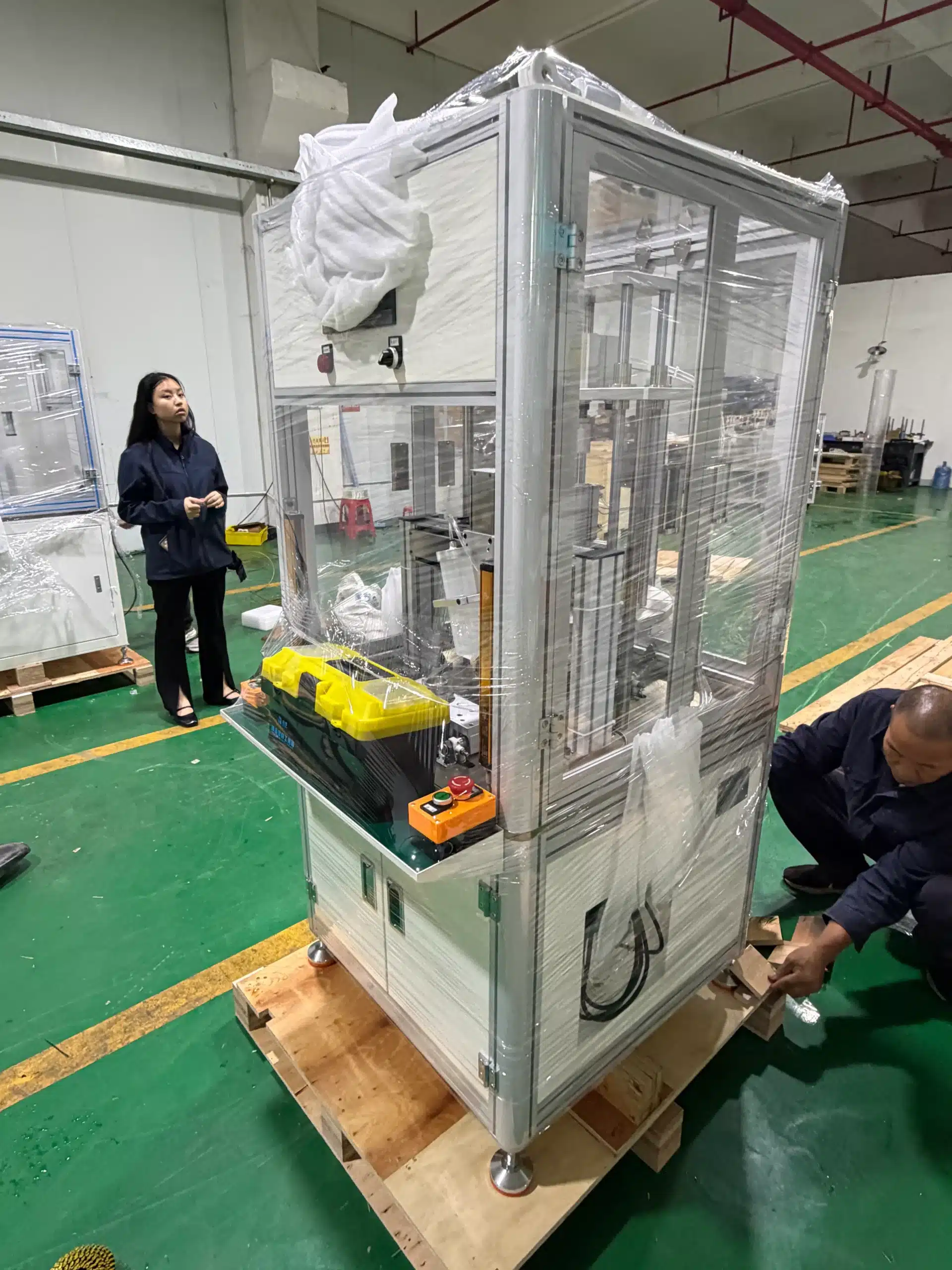 hot selling 3115 fpv drone motor rotor glue dispenser n52h magnets insertion machine delivery 3