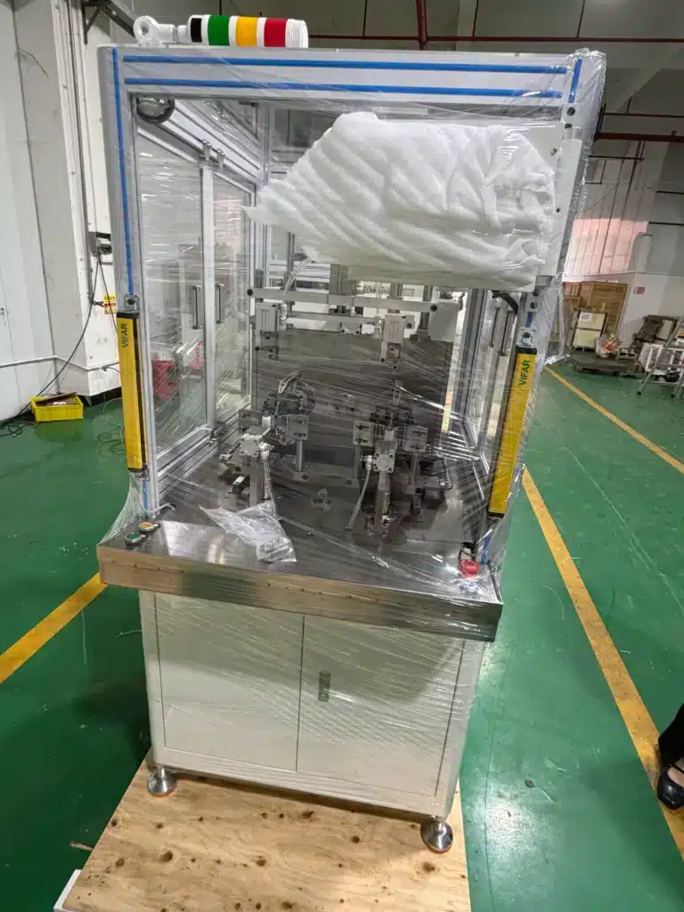 vacuz double stations automatic drone motor stator core multiple wires winding machine shipment 1