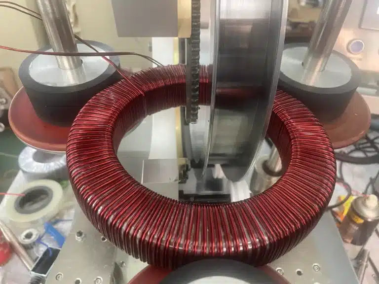 Vacuz VA4 Gear Head Automatic Large Toroidal Transformer Inductor Core Winding Machine to Turkey vacuz va4 gear head automatic large toroidal transformer inductor core winding machine to turkey 1