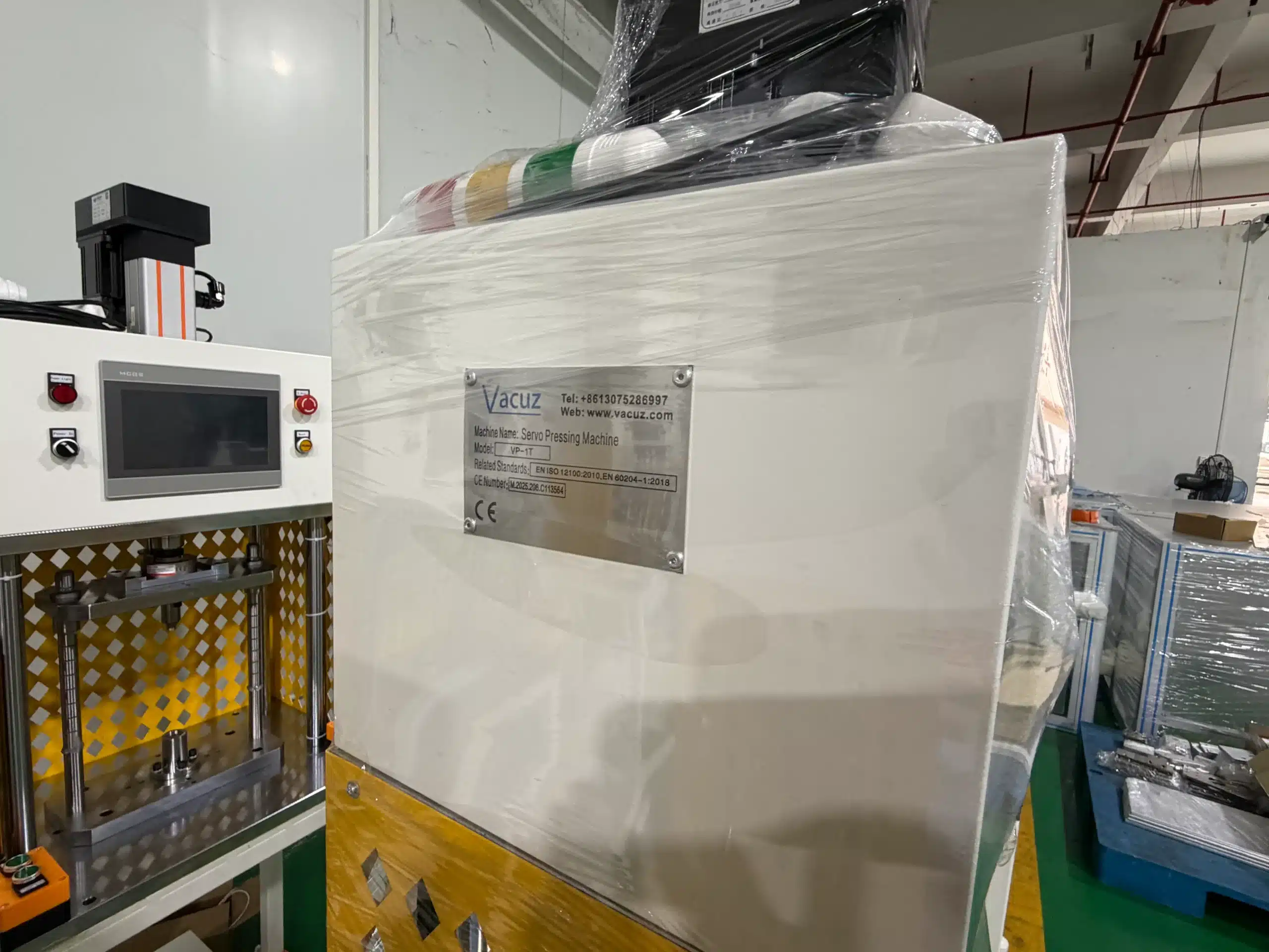 vacuz 16 sets servo pressing machines shipment for 3115 2807 fpv drone motor parts assembly pressing 3